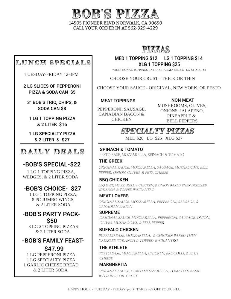 Bob's Pizza Special-1